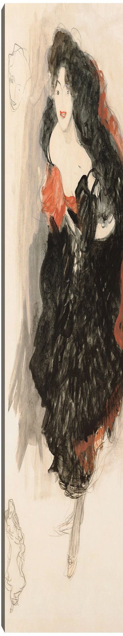 Estudio para Judith II (ca 1908) - Gustav Klimt