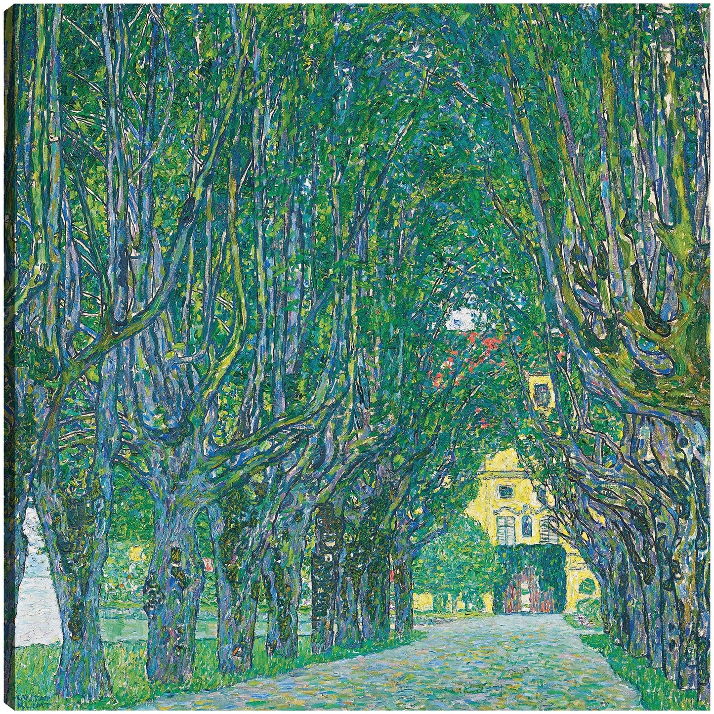 Avenida al castillo de Kammer (1912) - Gustav Klimt