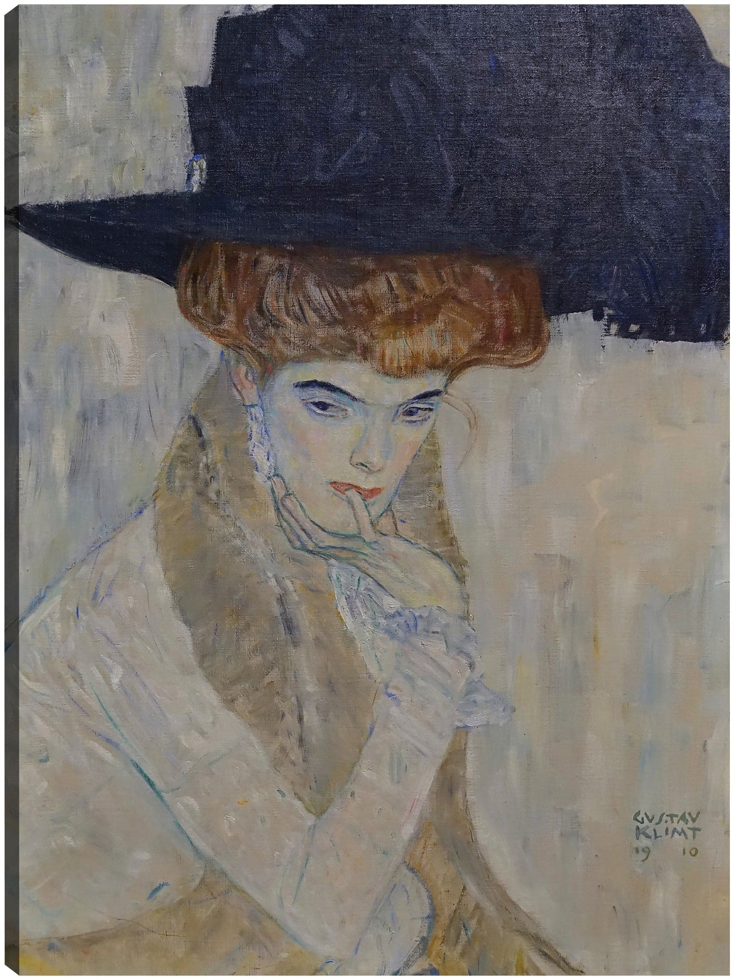 El sombrero de plumas negras (1910) - Gustav Klimt