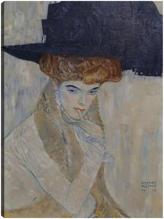 El sombrero de plumas negras (1910) - Gustav Klimt