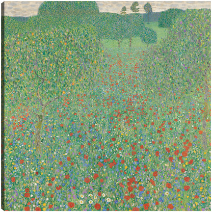 Prado de amapolas en flor (1907) - Gustav Klimt