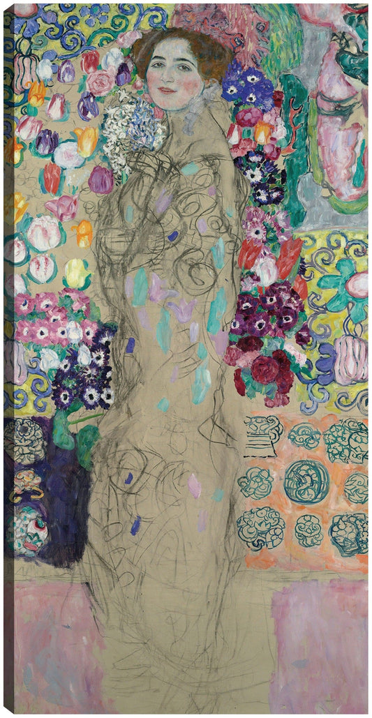 Retrato póstumo de Ria Munk III (ca 1917 - 1918) - Gustav Klimt