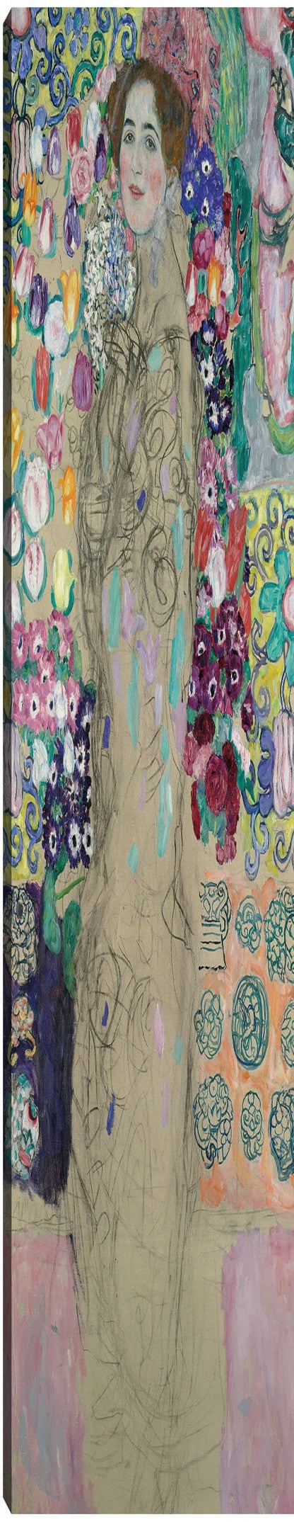 Retrato póstumo de Ria Munk III (ca 1917 - 1918) - Gustav Klimt