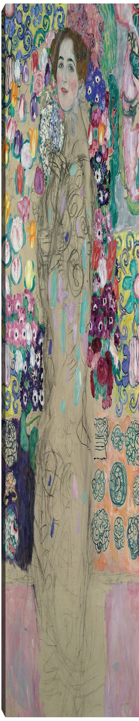 Retrato póstumo de Ria Munk III (ca 1917 - 1918) - Gustav Klimt