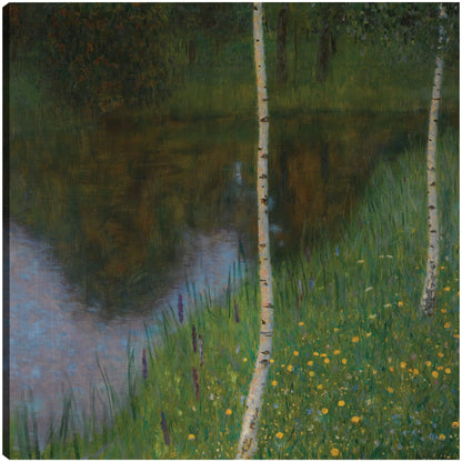 A orillas del lago con abedules - Gustav Klimt