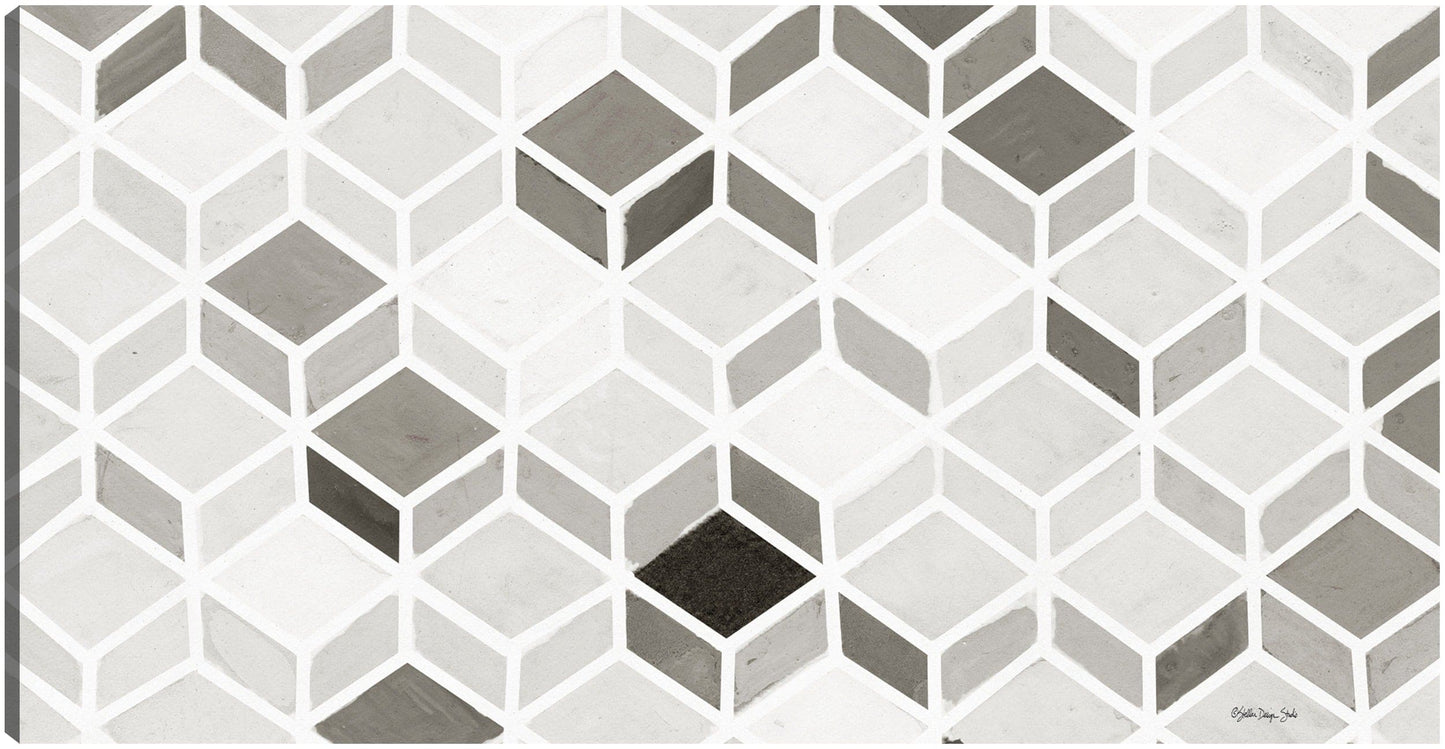 Patrón blanco y gris. - Stellar Design Studio