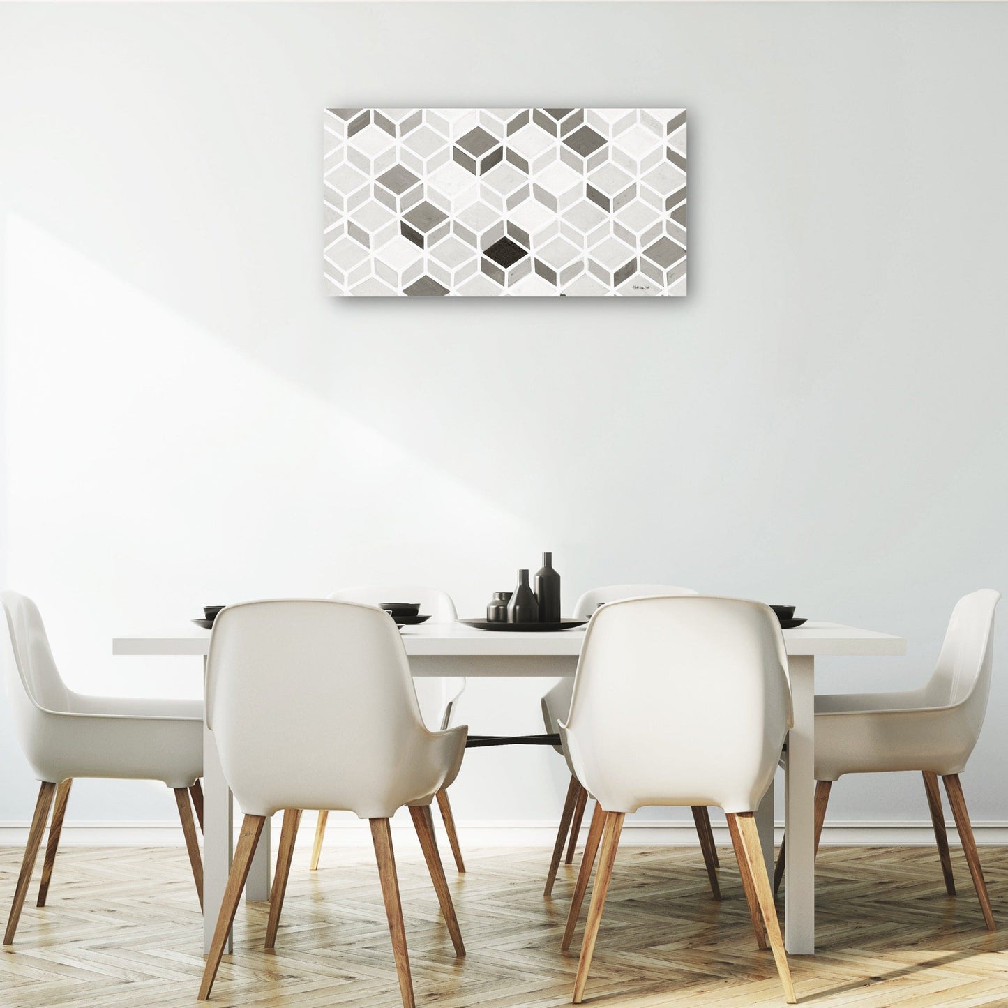 Patrón blanco y gris. - Stellar Design Studio
