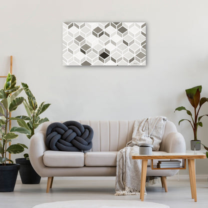 Patrón blanco y gris. - Stellar Design Studio