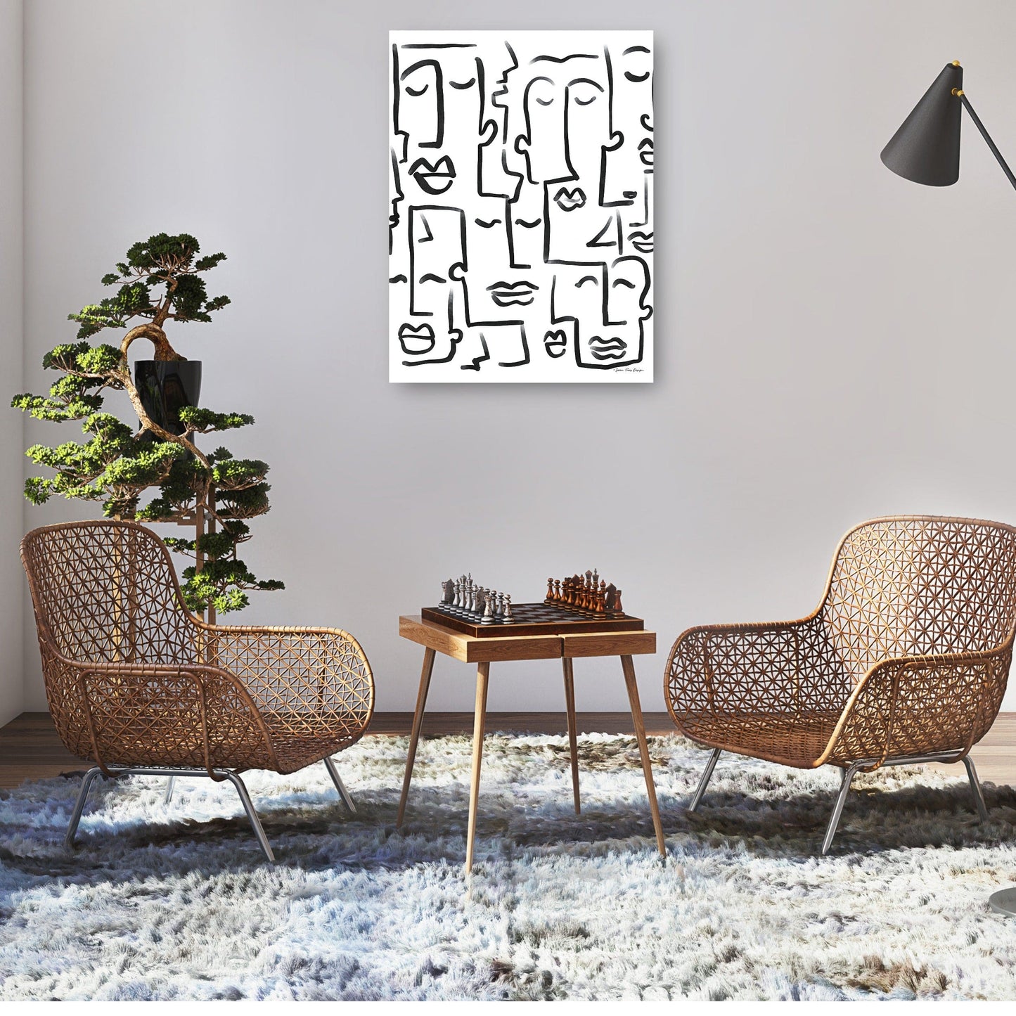 Caras Dibujo - Seven Trees Design