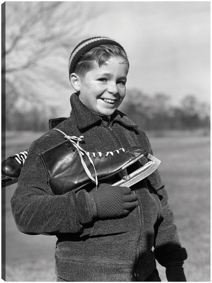 Patinador Joven Feliz - Vintage Images