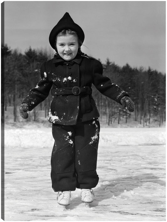 Primera vez en patines - Vintage Images