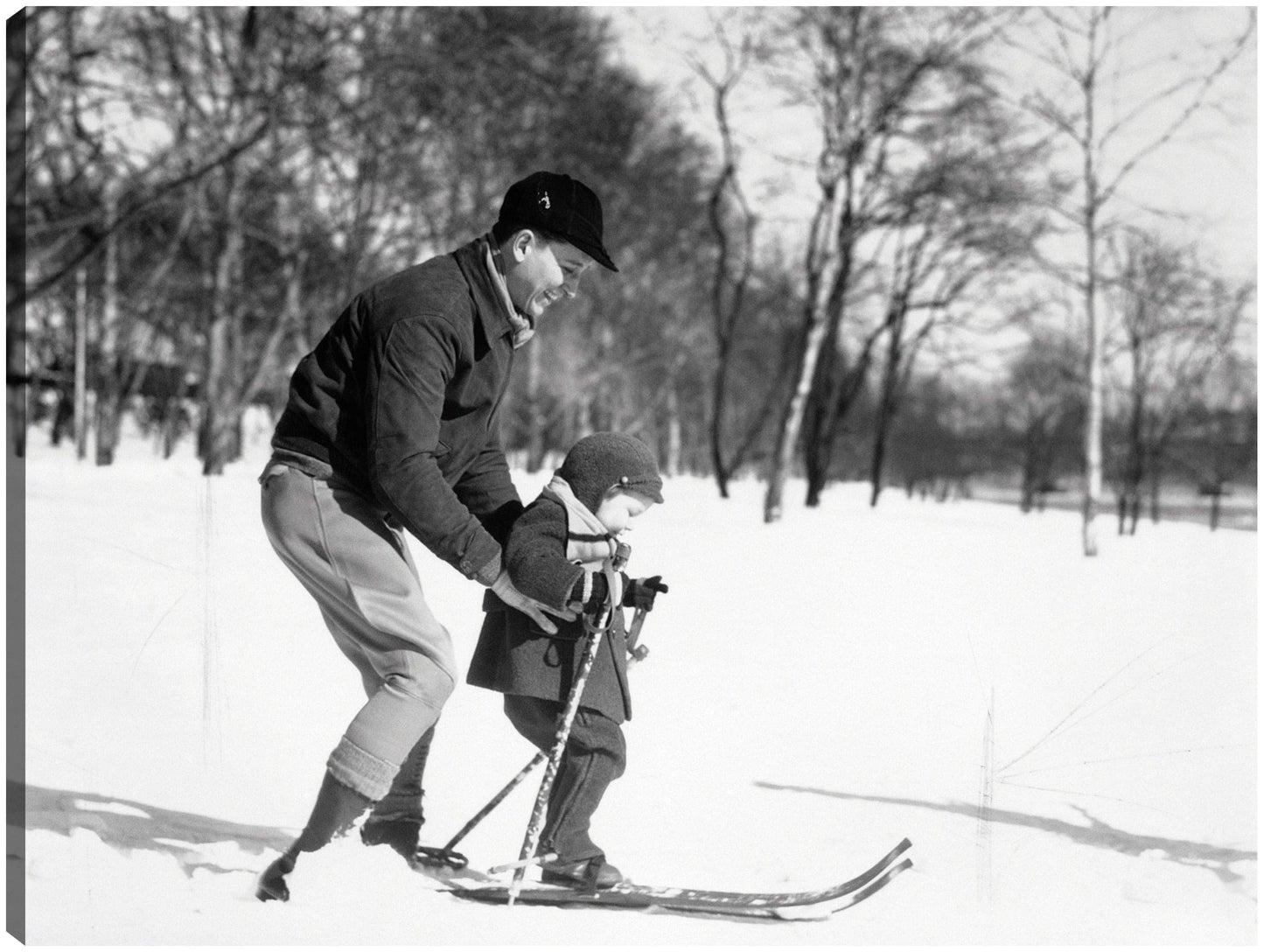 Aprender a esquiar - Vintage Images