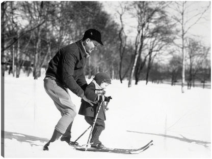 Aprender a esquiar - Vintage Images