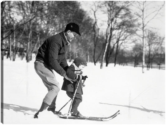 Aprender a esquiar - Vintage Images