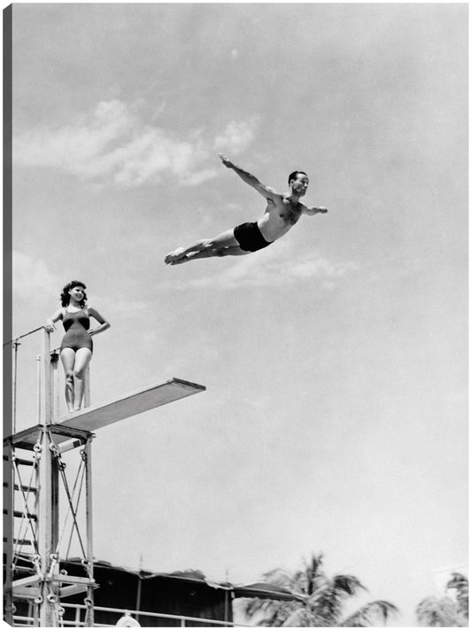 Vintage High Diver - Vintage Images