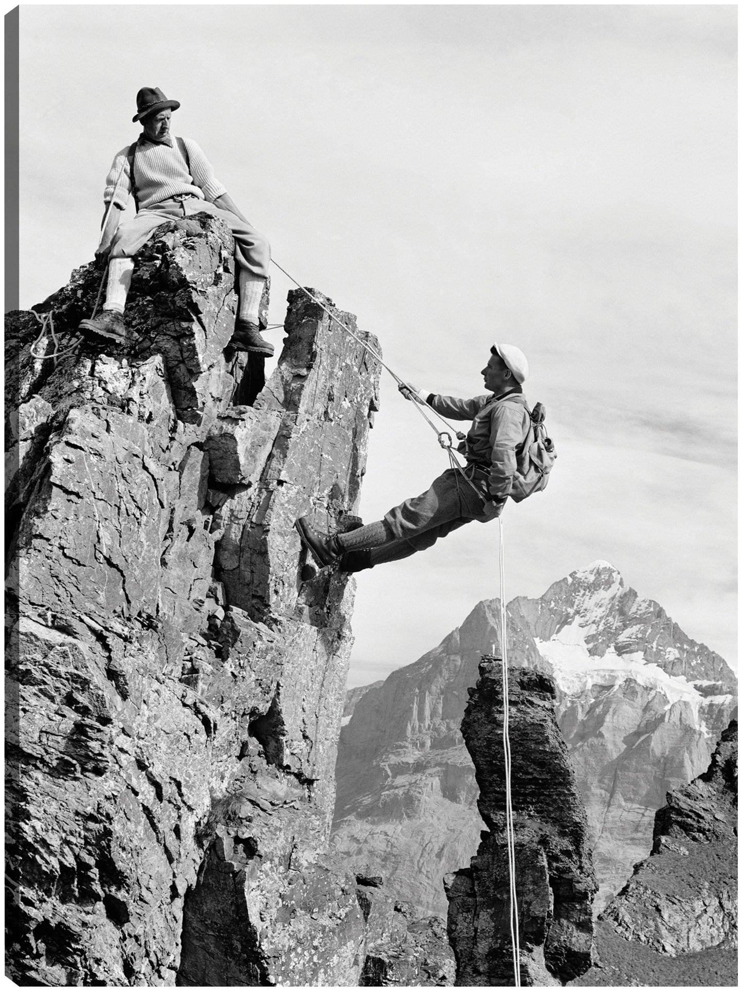 Escaladores de roca vintage