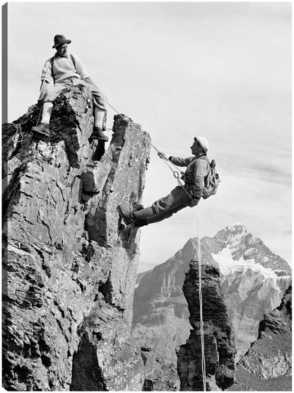 Escaladores de roca vintage