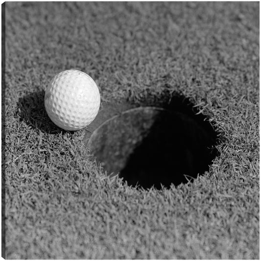 Tan cerca de la pelota de golf puesta - Vintage Images