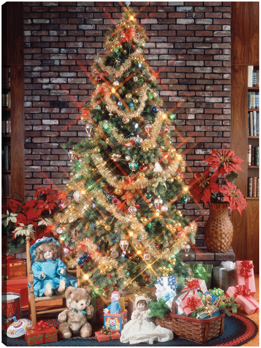 Guirnalda de árbol de Navidad - Vintage Images