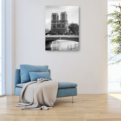 Vista del puente de Notre Dame - Vintage Images
