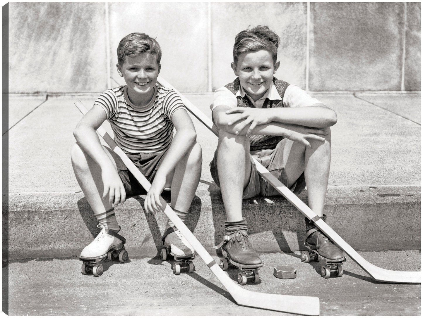 Hockey callejero de verano - Vintage Images
