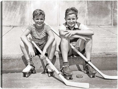 Hockey callejero de verano - Vintage Images