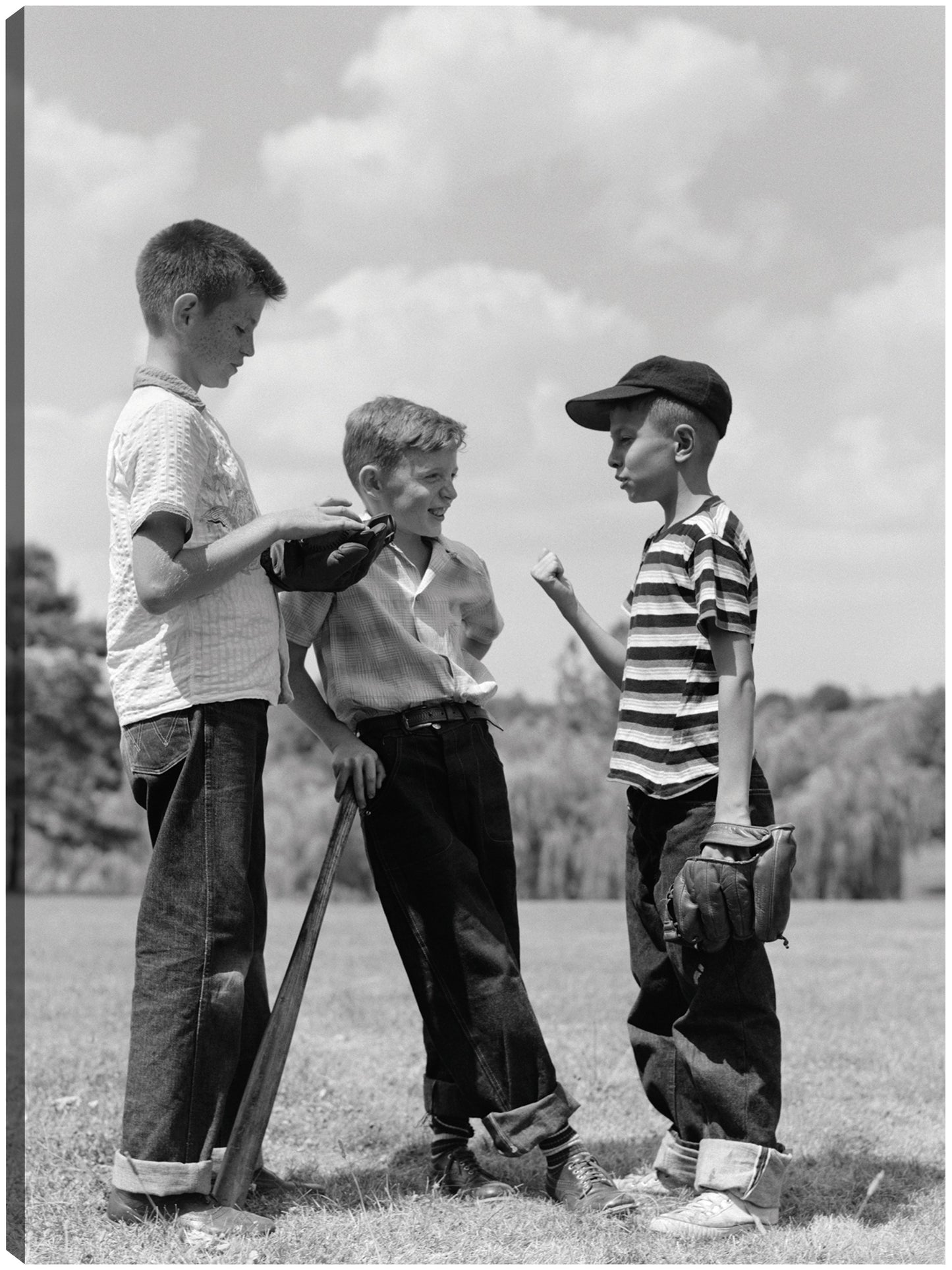 Mejores amigos del béisbol - Vintage Images