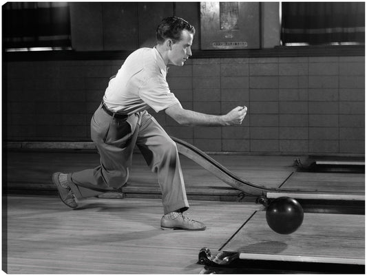 Hombre de bolos vintage - Vintage Images