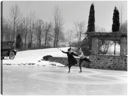 Pareja de patinaje vintage - Vintage Images