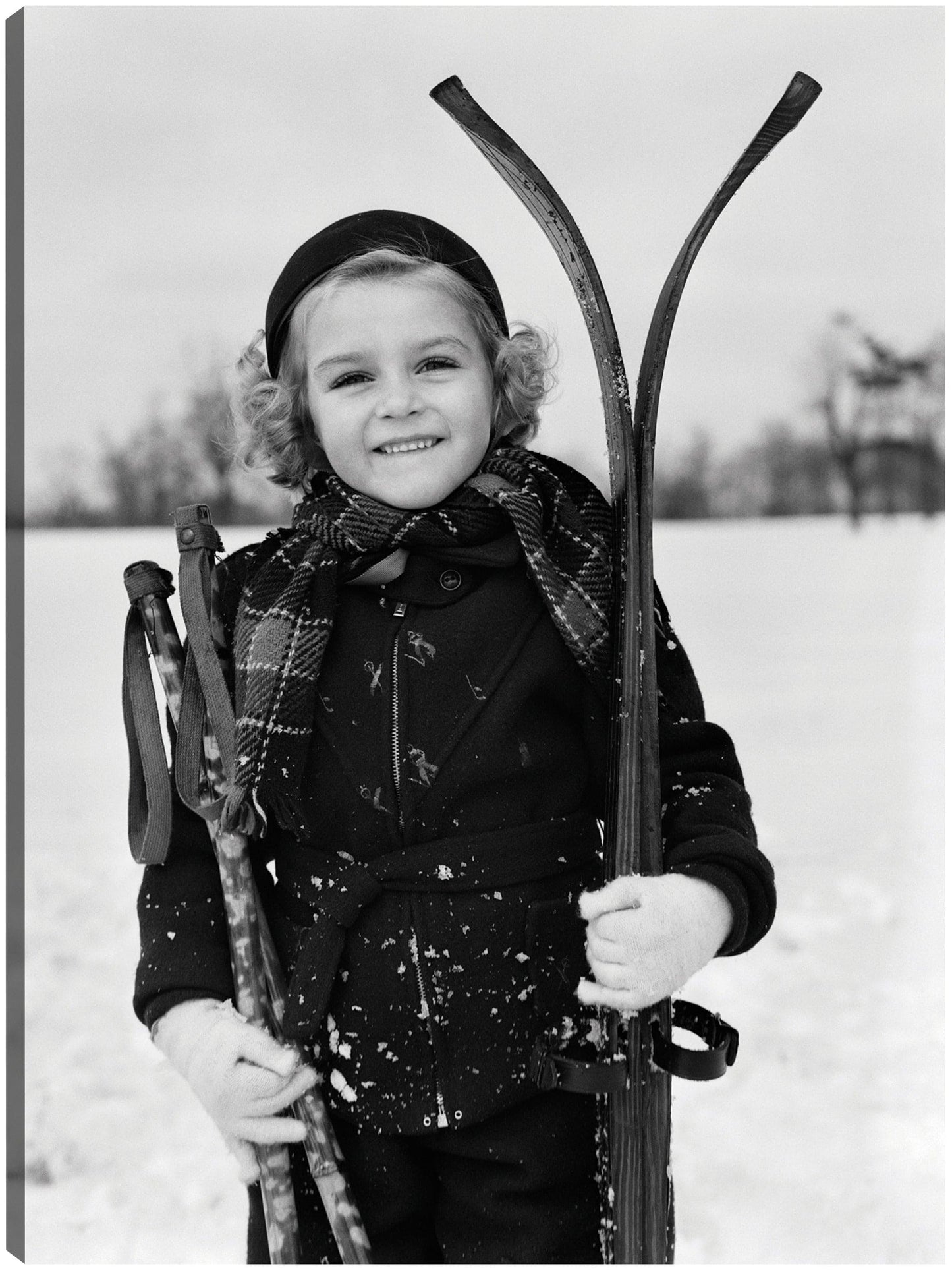Vintage Young Ski Girl - Vintage Images