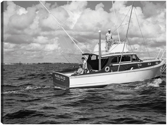 Barco de pesca vintage del Golfo - Vintage Images