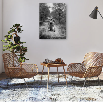 Vintage Country Road Boy - Vintage Images