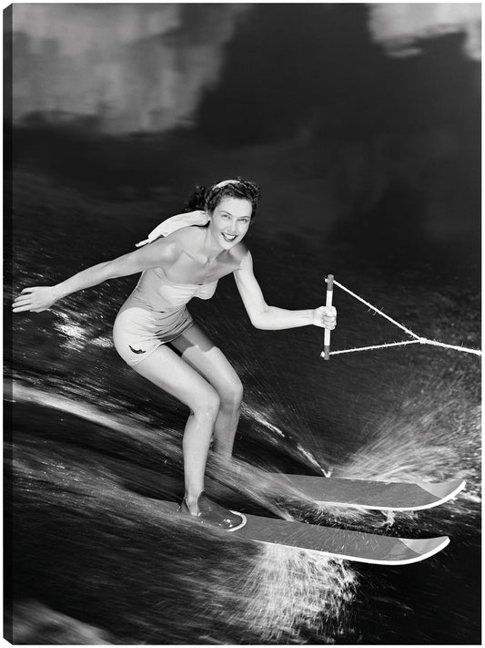 Trucos de esquí acuático mujer - Vintage Images