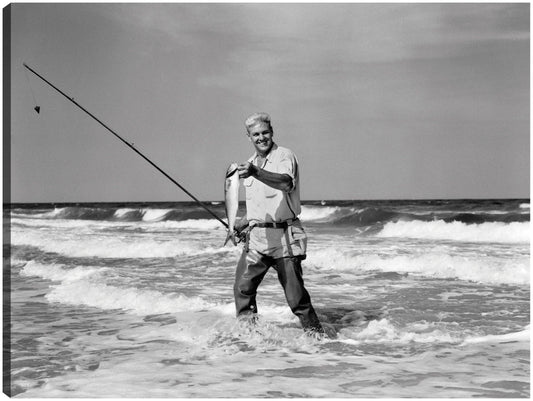 Pescador de surf vintage - Vintage Images