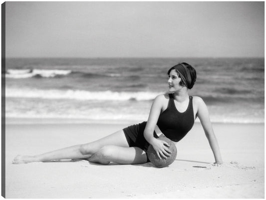 Modelo de playa vintage - Vintage Images