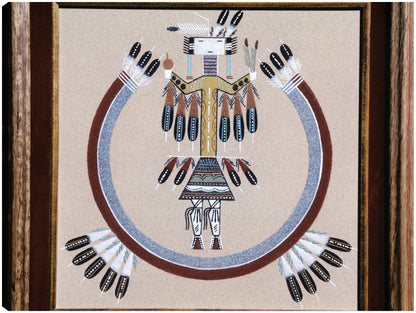 Pintura de arena navajo - Vintage Images