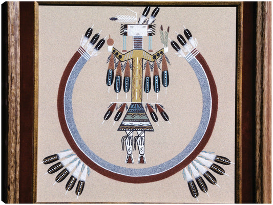 Pintura de arena navajo - Vintage Images