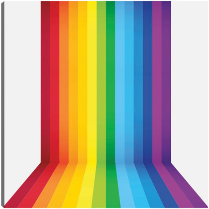 Fondo de perspectiva de arco iris - DP Gallery