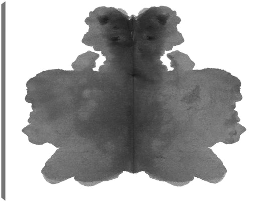 Prueba de mancha de tinta de Rorschach aislada sobre fondo blanco - DP Gallery