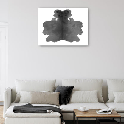 Prueba de mancha de tinta de Rorschach aislada sobre fondo blanco - DP Gallery