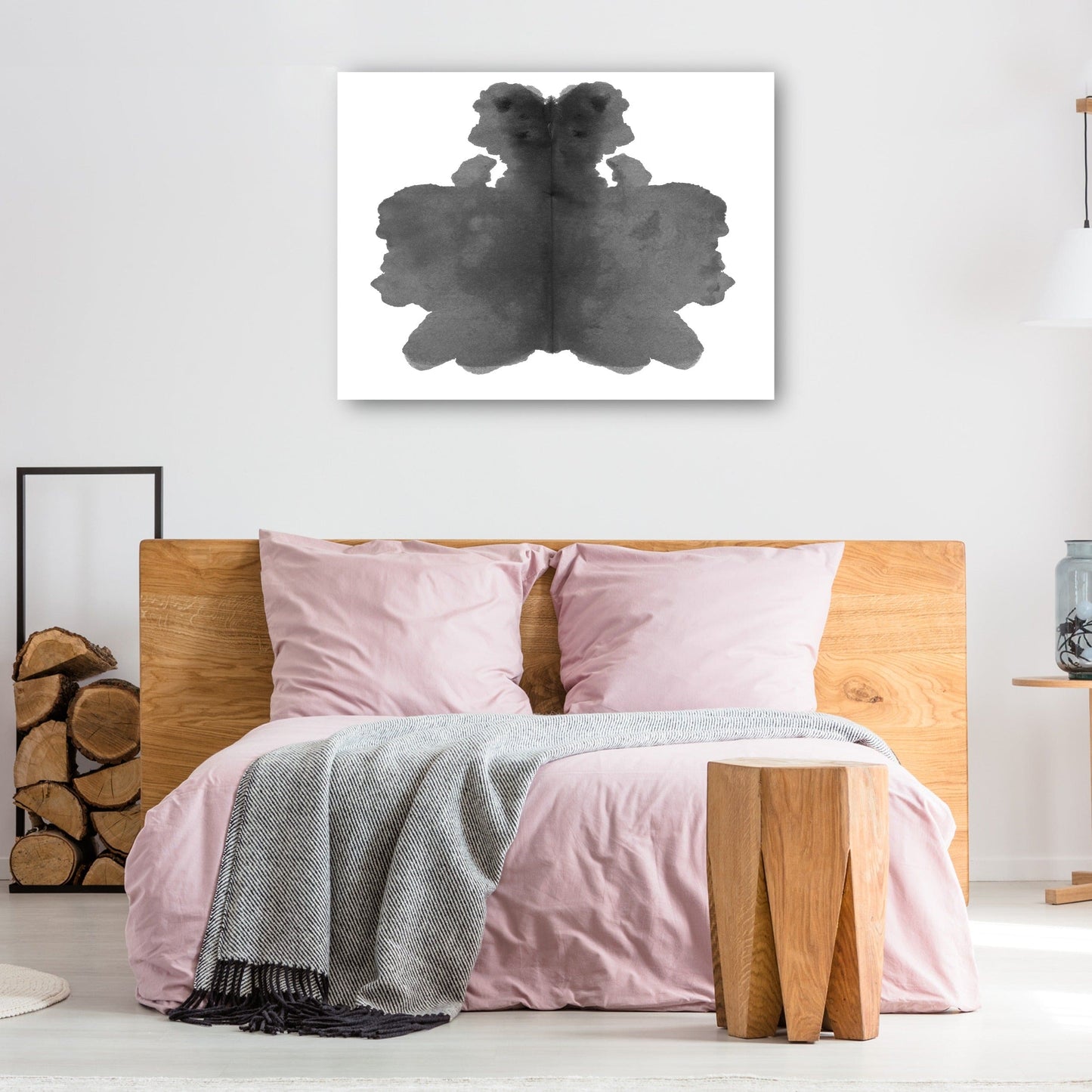 Prueba de mancha de tinta de Rorschach aislada sobre fondo blanco - DP Gallery