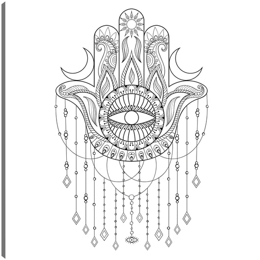Ilustración de vector de mano Hamsa - DP Gallery