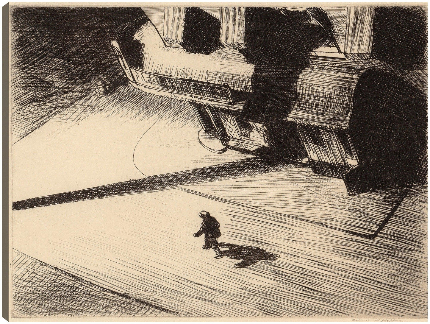 Sombras nocturnas (1921) - Edward Hopper