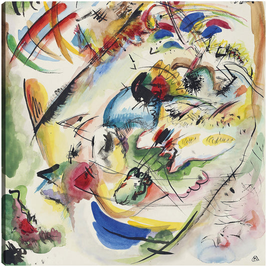 Borrador de 'Improvisación de ensueño' (1913) - Wassily Kandinsky