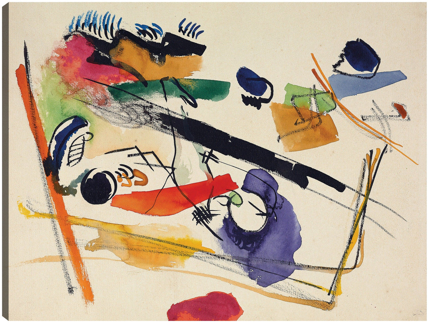 Sin título (1913) - Wassily Kandinsky