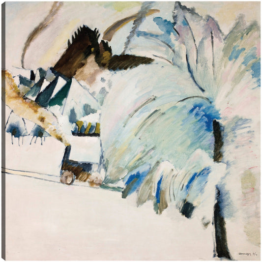 Murnau con locomotora (1911) - Wassily Kandinsky