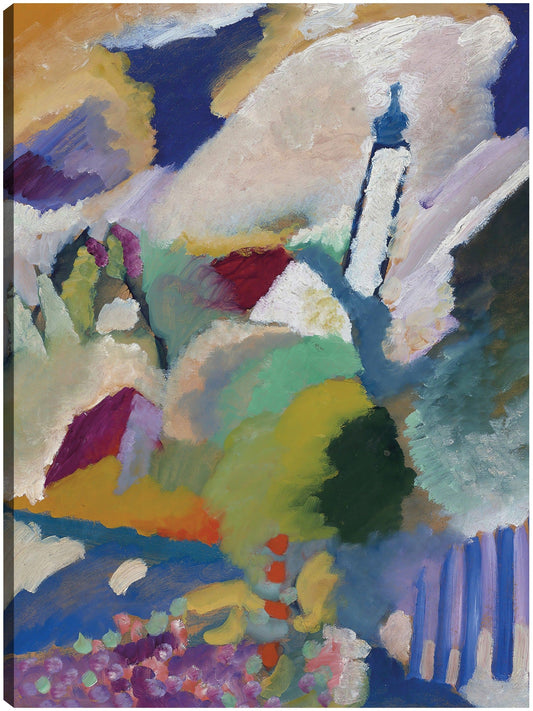 Murnau con iglesia I (1910) - Wassily Kandinsky