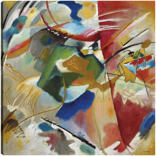 Pintura con Centro Verde (1913) - Wassily Kandinsky