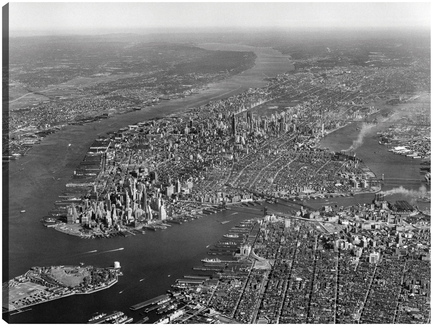 Vintage Manhattan Aerial - Vintage Images