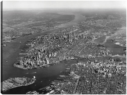 Vintage Manhattan Aerial - Vintage Images